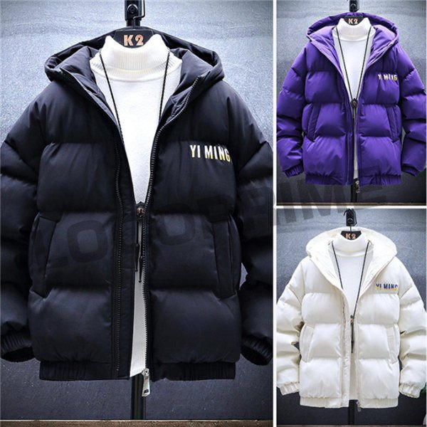 中綿ダウンジャケット 中綿ジャケット メンズ 中綿ブルゾン モッズジャケット アウター カジュアル 防寒 中綿入り 暖かい 厚手 冬物 お兄系 B系