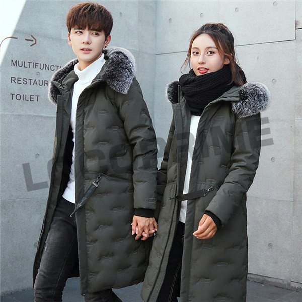 中綿ダウンジャケット 中綿ジャケット メンズ ロング丈 軽量 冬物 保温 ロングコート キルティング ブルゾン アウター 中綿入り 通勤 防風防寒 お兄系