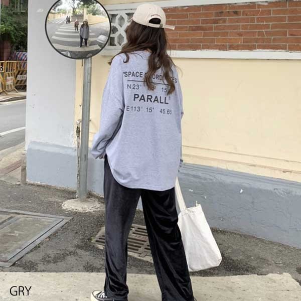長袖 ひざ丈Tシャツ ロンT プルオーバー カトッソー トップス