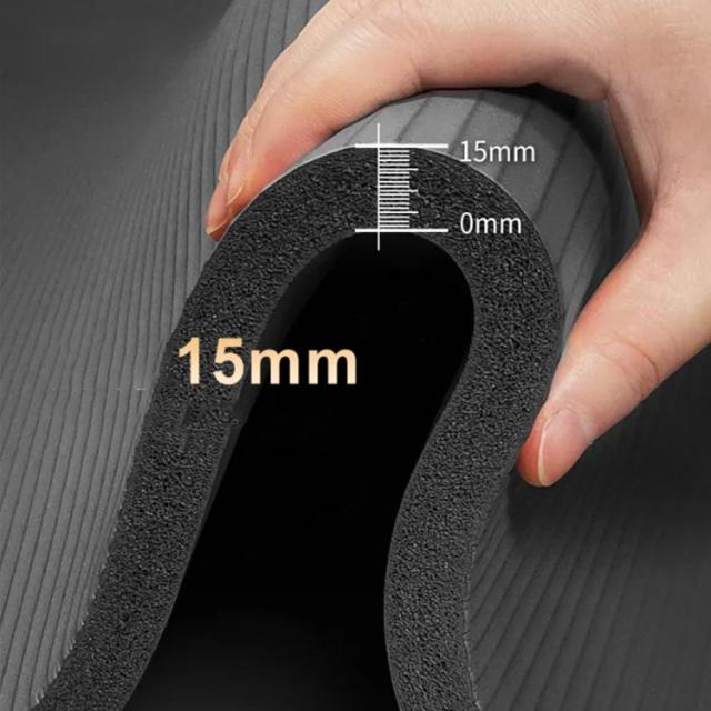 ヨガマット 10mm 15mm ピラティスマット 厚手 ケース 筋トレ フィットネス ヨガ ストレッチ トレーニング 男性 女性 スポーツマット ダイエット クッション 防寒 防音 エクササイズマット 軽 幅広 大判 極厚 柔らかい おしゃれ 室内 運動 収納ケース付き 3点セット 送料無料 マット