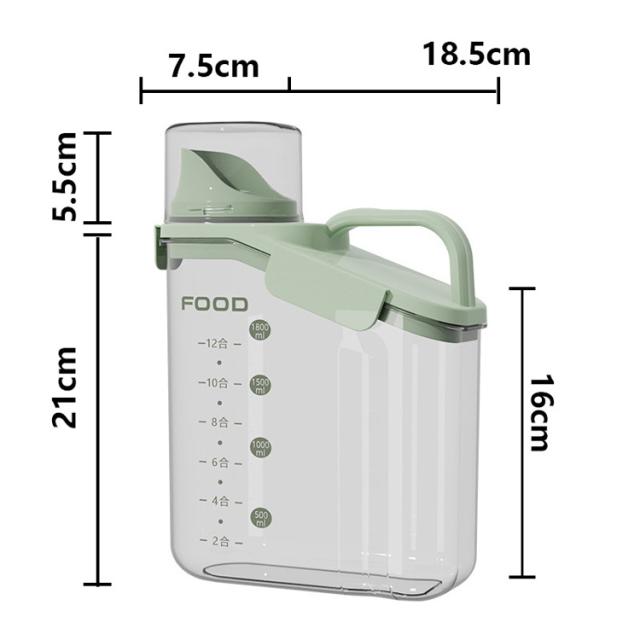 ペットフードストッカー 残量がわかる 計量カップ付 透明 犬 フードストッカー フードストッカー ドッグフードストッカー 猫 フードストッカー ペットフードストッカー 犬 ペットフード 保存容器 ドッグフード保存容器 フードストッカー