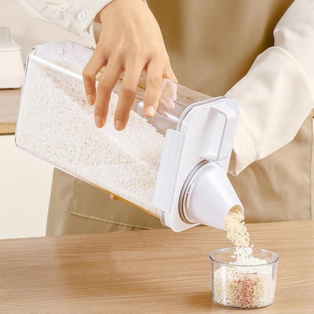 ペットフードストッカー 残量がわかる 計量カップ付 透明 犬 フードストッカー フードストッカー ドッグフードストッカー 猫 フードストッカー ペットフードストッカー 犬 ペットフード 保存容器 ドッグフード保存容器 フードストッカー