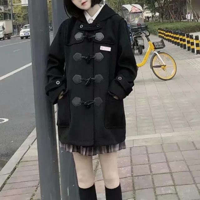 冬 女子 スクールコート 高校生 通学 ダッフルコート レディース 学生