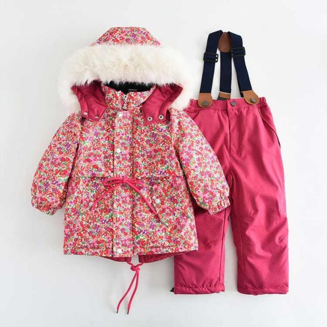 新品 スキーウェア キッズ ジュニア 上下セット 女の子 パープル 160