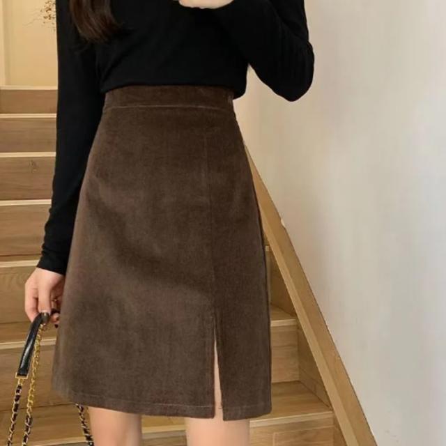 レディース ペンシルスカート ミドル丈 タイトシルエット ボトムス 大きいサイズ コーデュロイスカート ロング ミモレ丈 膝丈 タイトスカート ロングスカート 動ける ウエストゴム おしゃれ きれいめ 可愛い 春 秋 冬 送料無料