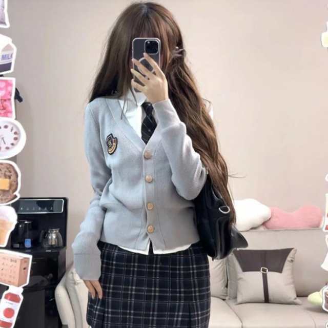 女子高生 セーラー服 カーディガン セール