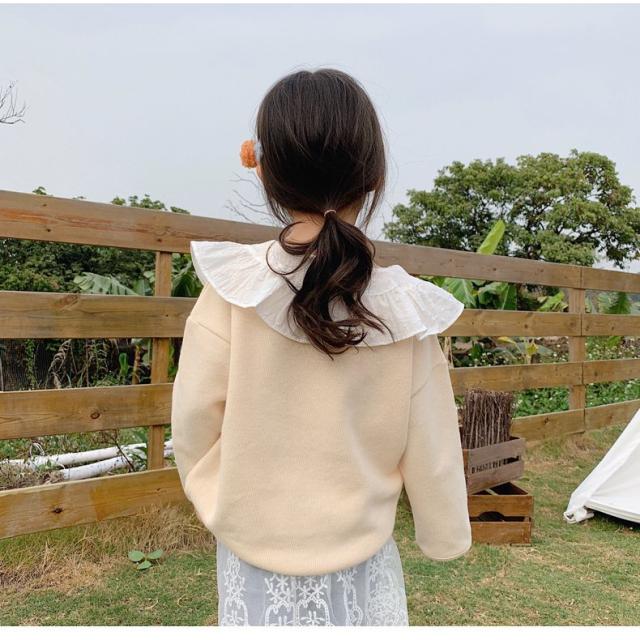 トレーナー 子供服 キッズ ベビー ジュニア 女の子 長袖 トップス カットソー 襟付き レース かわいい カジュアル おしゃれ 普段着 お出の通販はau Pay マーケット ココロ