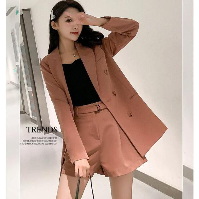 韓国風レディース セットアップ 2点セット 秋冬 30代40代 フォーマル