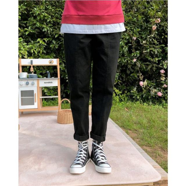 親子ペアルック ロングパンツ 長ズボン レディース お揃い チノパン