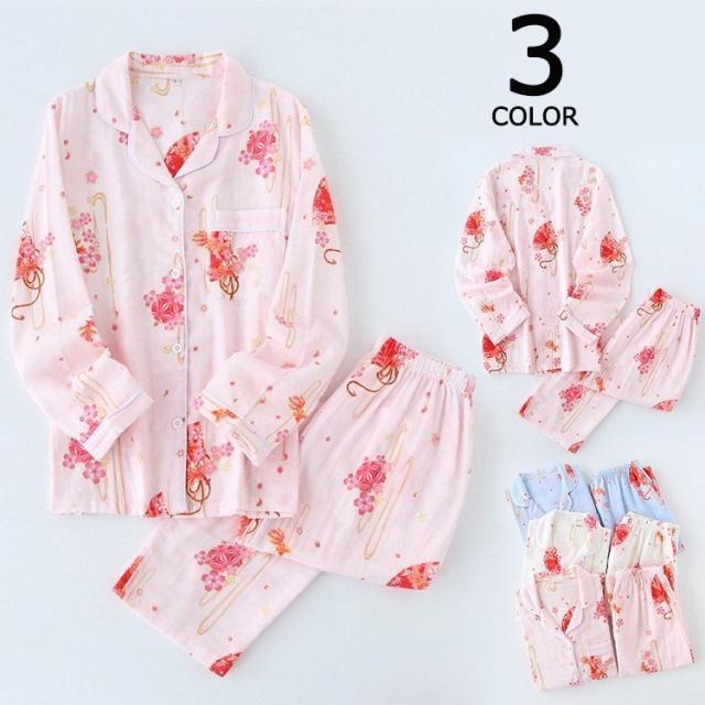 甚平 レディース 綿麻 無地 パジャマ ガーゼ 半袖 綿100 前開き 上下 セット部屋着 21の通販はau Pay マーケット ココロ