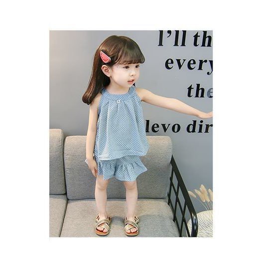 セットアップ 上下セット 子供服 キッズ ベビー ノースリーブブラウス