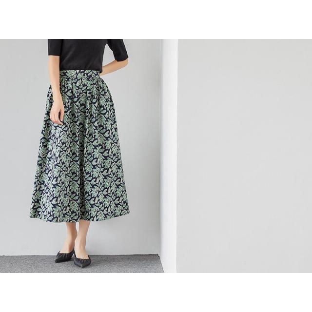 スカート レディース フレアスカート 夏 マキシ 花柄 オシャレ