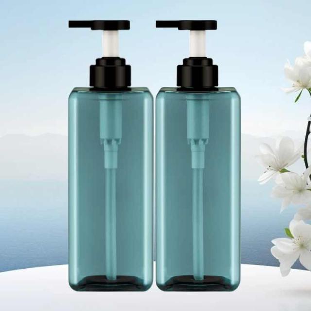 大容量 クリア 750ml 2本セット シャンプー ボトル 詰め替え