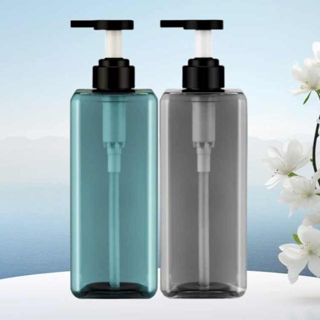 大容量 クリア 750ml 2本セット シャンプー ボトル 詰め替え