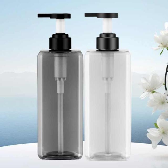 大容量 クリア 750ml 2本セット シャンプー ボトル 詰め替え