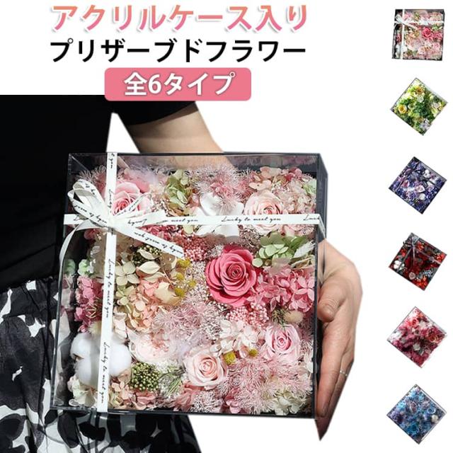 フレームフラワー ローズ フラワーギフト スクエア アクリルケース付き バラ 枯れない花 プリザーブドフラワー 母の日 敬老の日 フレーム 2026 記念日 アレンジメント 誕生日 額縁 置物 贈り物 ギフト お祝い 枯れない 花 インテリア プリザーブドフラワー おしゃれ 7,192円