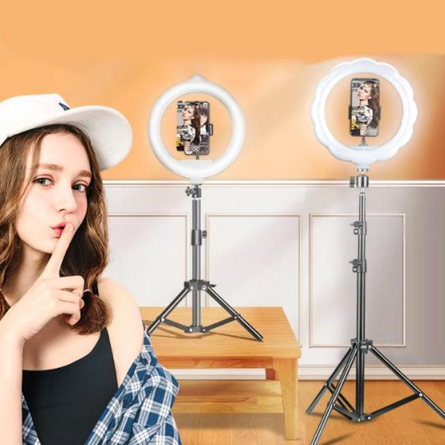 リングライト スマホ スタンド LEDライト スマホスタンド スマホライト