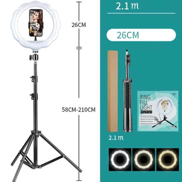リングライト スマホ スタンド LEDライト スマホスタンド スマホライト