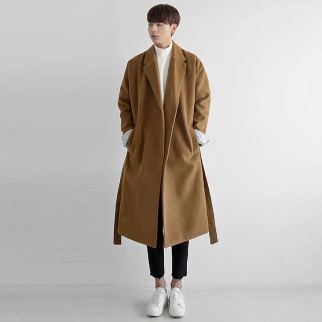 ウール ロング チェスターコート ベルト付き 無地 ガウンコート 楽天市場】【全品2BUY15%OFFクーポン】Mサイズ ベルト付きウール