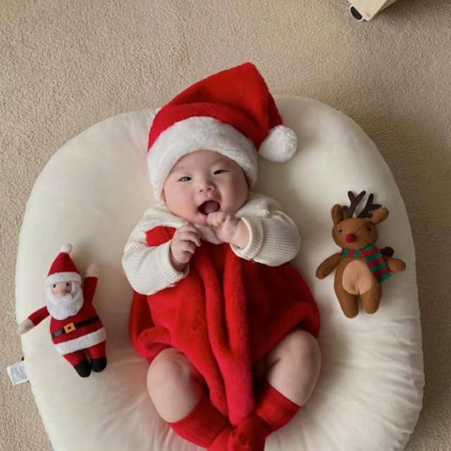 クリスマス 衣装 赤ちゃん ロンパース サンタクロース コスプレ コスチューム 女の子 男の子 サンタコス 仮装 変装 帽子付き セット  クリの通販はau PAY マーケット 蓮商店 au PAY マーケット－通販サイト