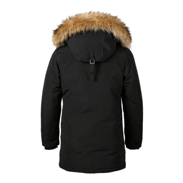 送料無料】メンズ エコダウンコート 冬 ロングコート ミリタリー 厚手