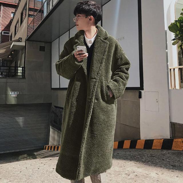 ボアコート ロング メンズ チェスターコート トレンチコート