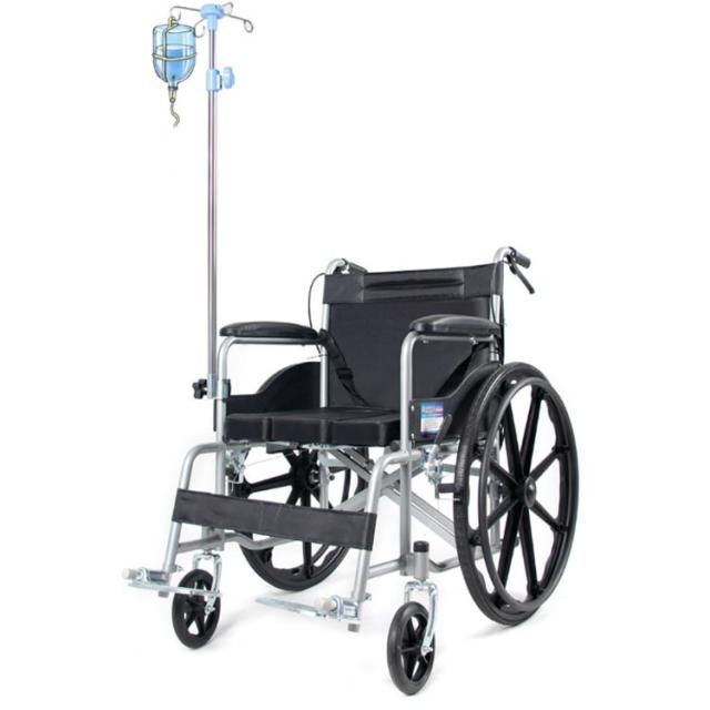 点滴スタンド 車椅子専用 IVスタンド 伸縮 高さ調節 78-129cm