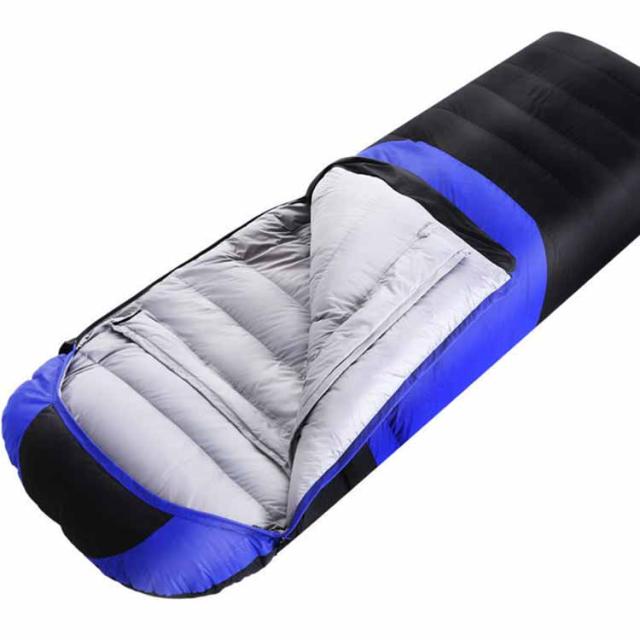 シュラフ 90%ダウン -10度 封筒型 洗える 寝袋 防水 防寒 4シーズン 折り畳み 防災 冬用 暖かい 保温 連結 ダブル シンプル キャンプ ツーリング アウトドア キャンプ用品 登山 緊急用 -10℃ 軽量 軽い コンパクト 収納 防災グッズ 冬 ナイロン