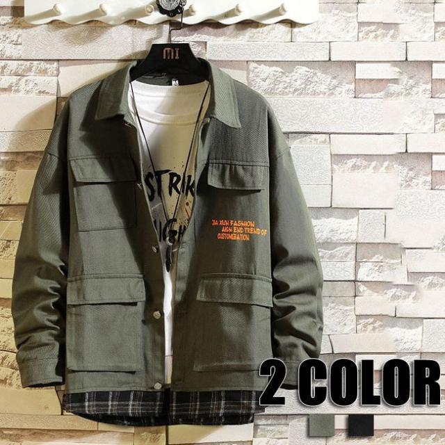 アウター 大きいサイズ ジャケット ミリタリージャケット ミリタリージャケット ミリタリージャケット 秋冬 メンズの通販は
