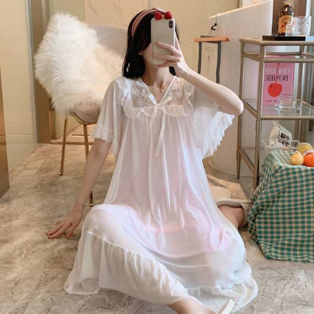 ホワイトレース付きルームウェア ワンピース ドレス 楽天市場】【送料