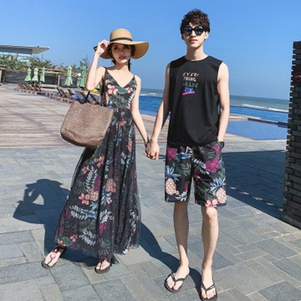 ペアルック Tシャツ 可愛い ペアルック カップル ワンピース レディース メンズ T シャツ 上下セット ブランド ペア カップル 服の通販はau Pay マーケット Freed