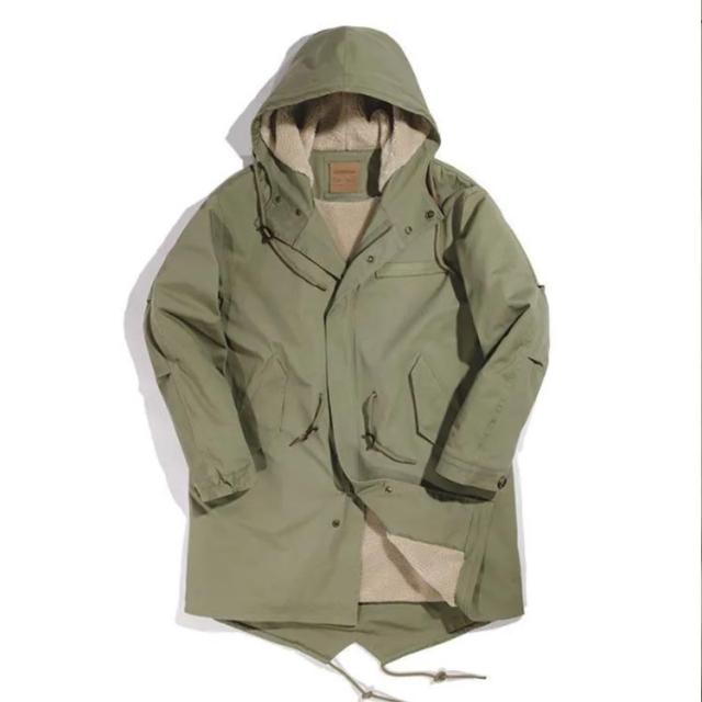 モッズコート メンズ コットン フード付 アウター ミリタリーコート 防寒 ロングコート 厚手 裏ボア 紳士服 大きいサイズ 秋 保温 m-51 ゆったり 裏起毛 カジュアルコート ロングモッズ コート 体型カバー 通学 通勤 カジュアル 冬 ギフト 送料無料 モッズコート メンズ コットン フード付 アウター ミリタリーコート