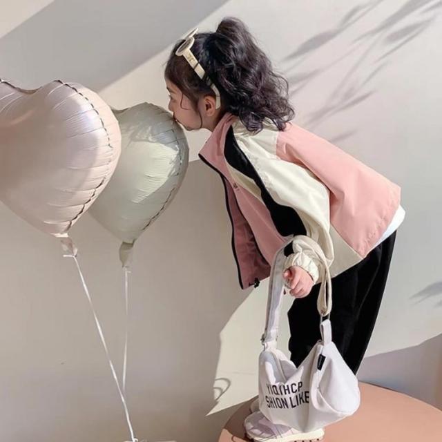 【新品】キッズ 女の子 アウター ウィンドブレーカー プリンセス 140 可愛いから喜んで着てもらえる プリンセスカラー キッズ