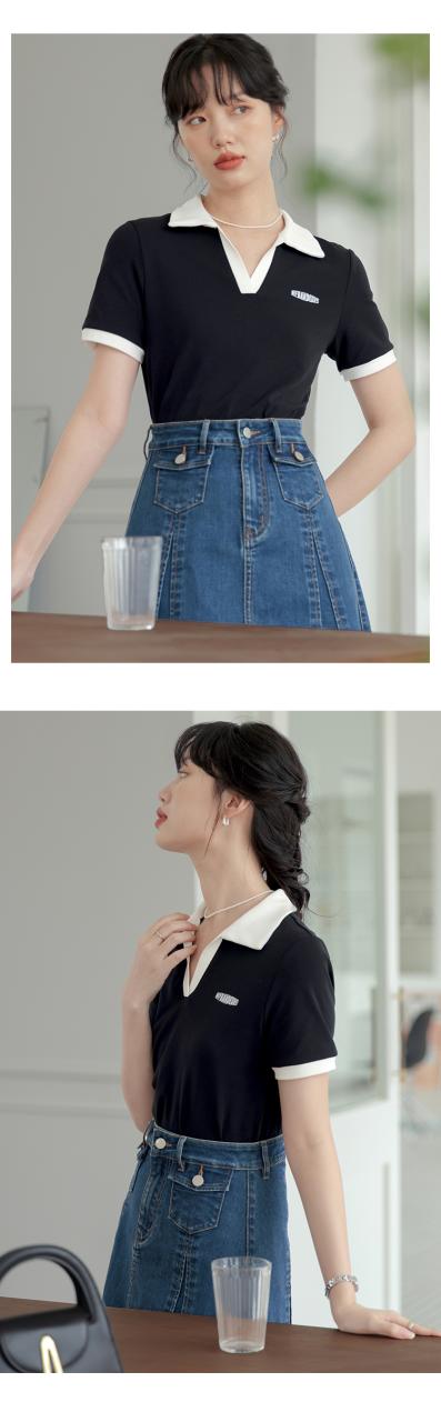 vネックtシャツ レディース 夏 半袖 ポロシャツ 着〓せ きれいめ おしゃれ カジュアル 新作 低身長 vネックtシャツ レディース 夏 半袖 ポロシャツ 着?せ きれいめ