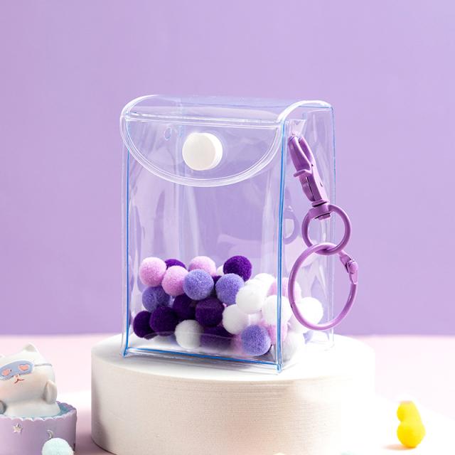 ぬいぐるみ・ポーチ・キーホルダー3点セット 3点セット ぬいぐるみ 透明ポーチ ミニ キーホルダー付き ぬい