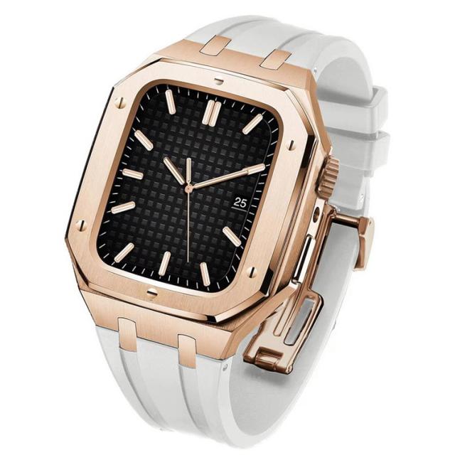 ステンレス series8 apple アップルウォッチ ベルト 一体型 apple 6 ケース メンズ watch 7 頑丈 SE 5 4 カバー 44mm 45mm スポーツ バンド アウトドア 保護 堅牢 用 耐衝撃 保護カバー 高級ベルト ケースバンド 装着簡単 おしゃれ 腕時計 ケースの通販は