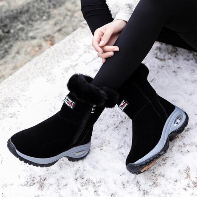 ブーツ レディース スノーブーツ スキーブーツ ロングブーツ 冬 雪靴 長靴 防寒防滑 スポーツブーツ スノーシューズ おしゃれ 超軽量 通勤 通学用 無地 冬 イグル] ブーツ レディース スノーブーツ ロングブーツ 防水 冬 裹起毛
