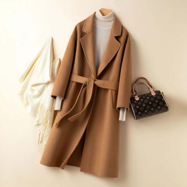 リバータッチウールダブルロングガウンコート　リバーコート　BLATE ブラット WOOL COAT COLLECTION｜FRAY I.D(フレイ アイディー)公式サイト