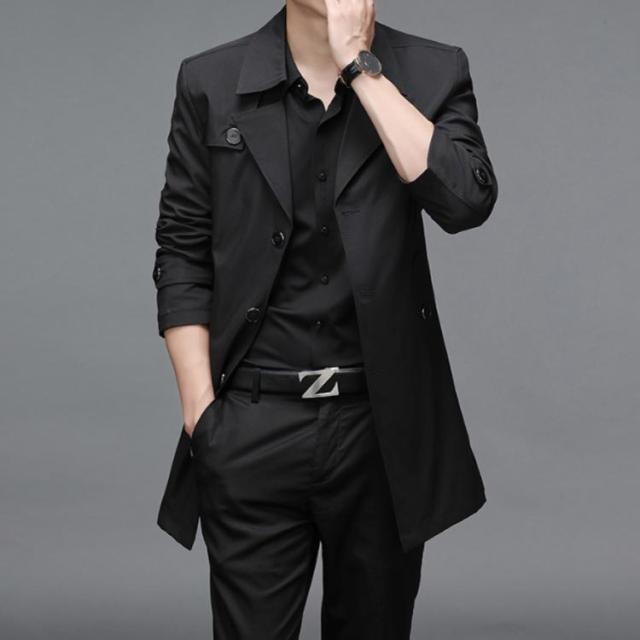 トレンチコート メンズ ハーフコート スプリングコート ビジネスコート