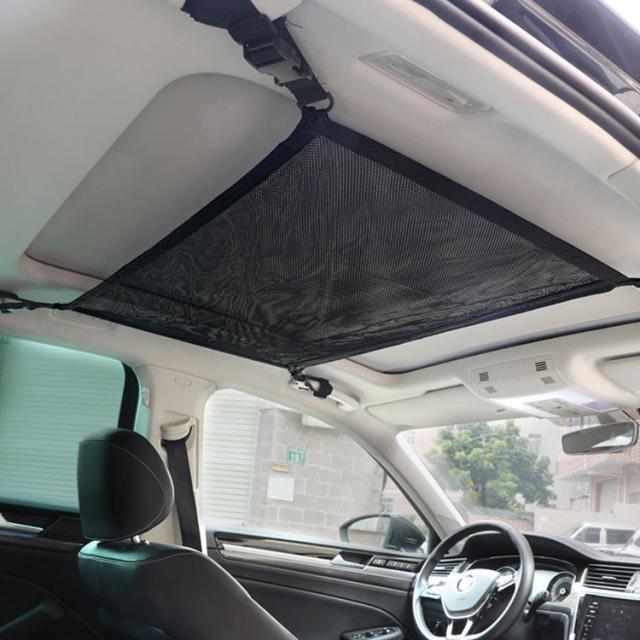 送料無料 車 天井ネット ヘッドスペースネット 天井収納 ルーフネット メッシュ ポケット 車用収納グッズ 車中泊 ジッパー付 カー用品 ドの通販はau Pay マーケット ナギストア