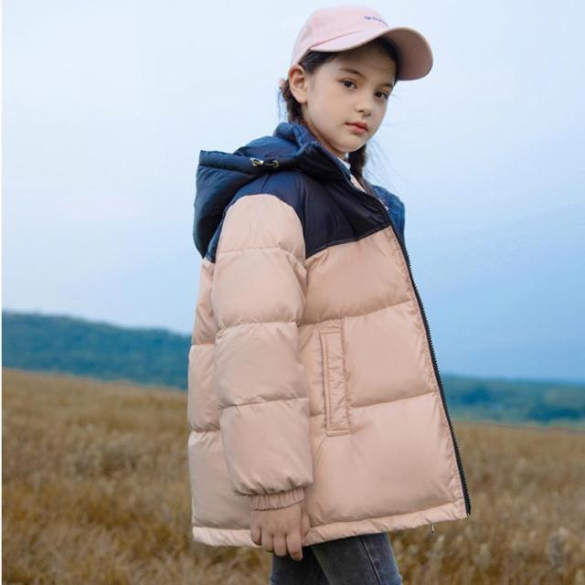 子供 キッズ ベスト ファーコート 女の子 120 130 ダッフル ベージュ 