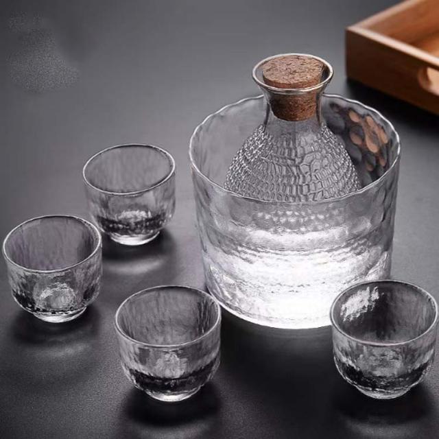 徳利 おちょこ セット ガラス 酒器セット 6点セット おちょこガラス