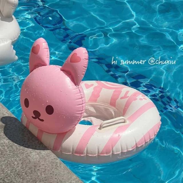子供 子供用 2歳 プール 浮輪 熊 フロート ウサギ うきわ くまさん