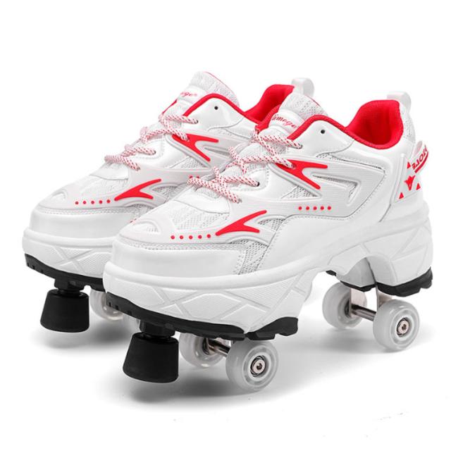 配色 ローラーシューズ 4輪 大人 子供 ローラースケート メッシュ スニーカー ローラーシューズ 輪収納できる ワンボタン おしゃれ レディース メンズ キッズ 学生 子ども 運動靴 スポーツ 靴 シューズ ローラースニーカー 2WAY 初心者 通気性 白 黒 ブラック ホワイト 4輪 ローラーシューズ メッシュ 運動靴 輪収納できる 子供 ローラー