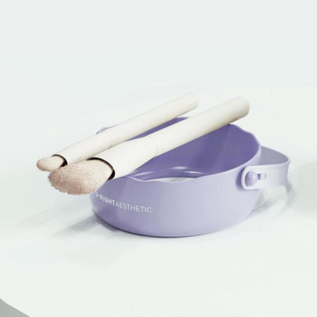 メイクブラシホルダー 収納 スタンド 洗浄 ブラシ用クリーナー メイク