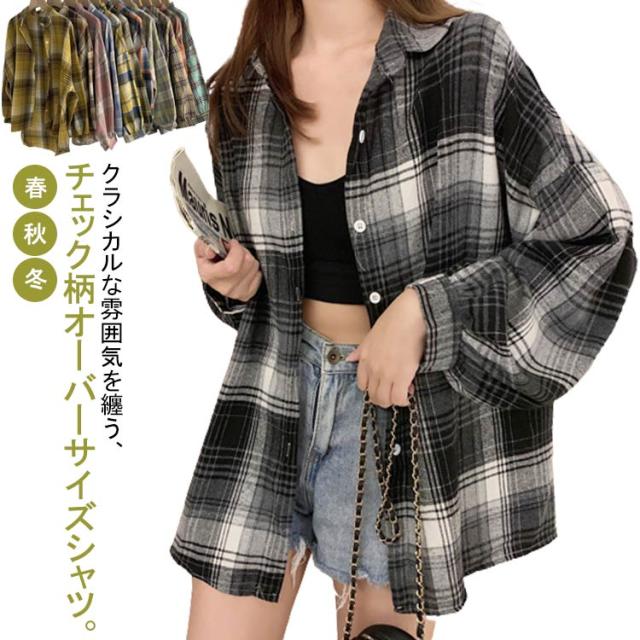 クーティ　グレンチェック長袖シャツ クーティ グレンチェック長袖シャツ