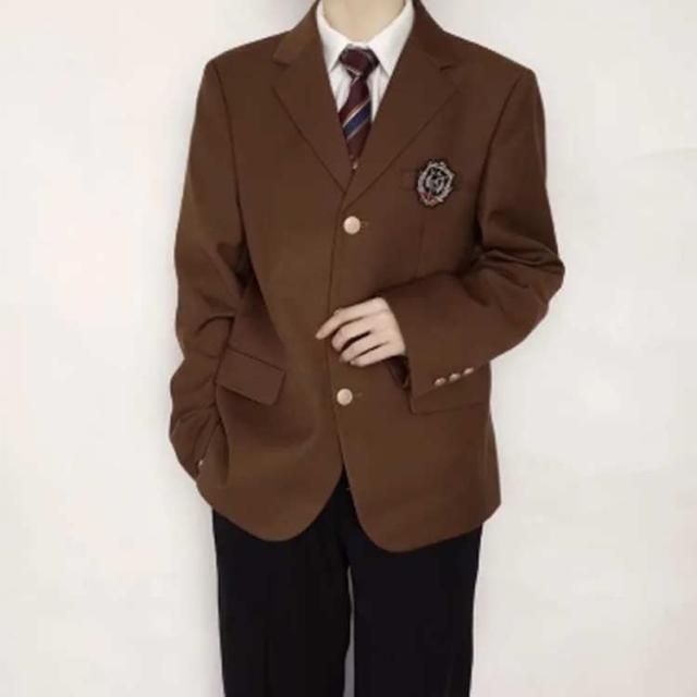 ベージュ 高校生 高校 男子 ブレザー 通学 学生 制服 グレー ブラック ネイビー レギュラータイプ アクセサリーなし 男子校生 制服 なんちゃって制服 スクール 通学 中学生 男子 紺 スクールブレザー ブレザー 中学 学生服 ジャケット 卒業式 学校_1