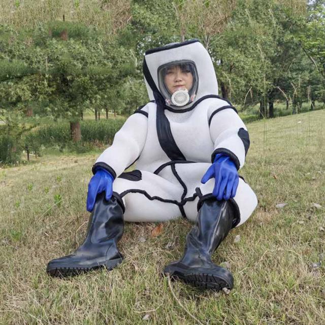 スズメバチ つなぎ服 万全防護服 スズメバチ駆除用蜂防護服 蜂の巣