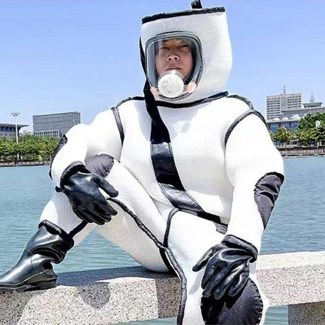 蜂防護服 蜂武者 手袋、長靴付き 冷却ファン付き 蜂防護服 蜂武者 手袋