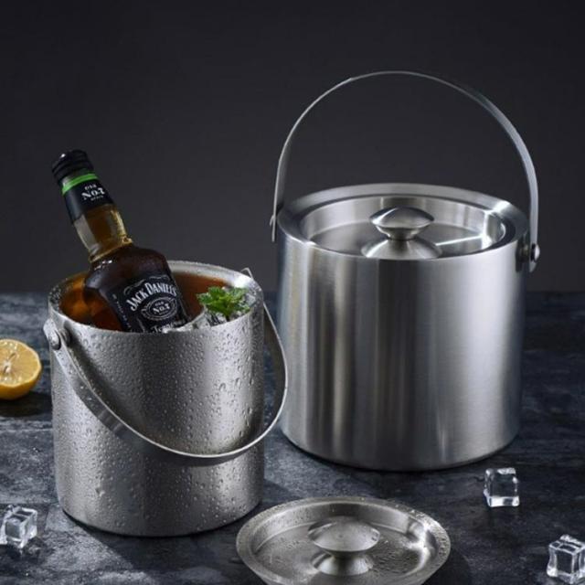 アイスペール 2L 3L 氷入れ アイスバケット 蓋付き 真空二重断熱